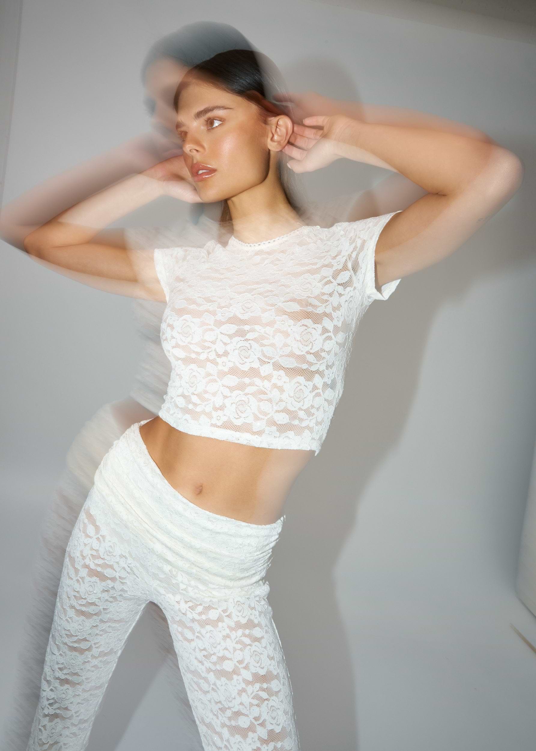 NANA CREAM LACE - SHIRT