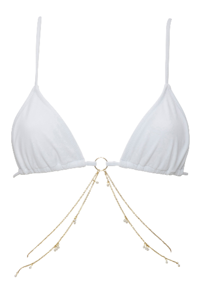 SHINY WHITE CHAIN - TOP
