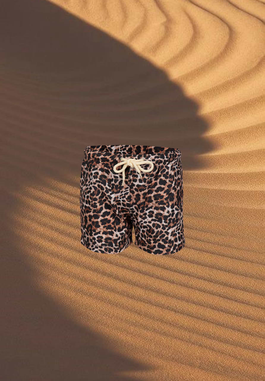 BOY SWIM SHORT - LEOPARD DREAM