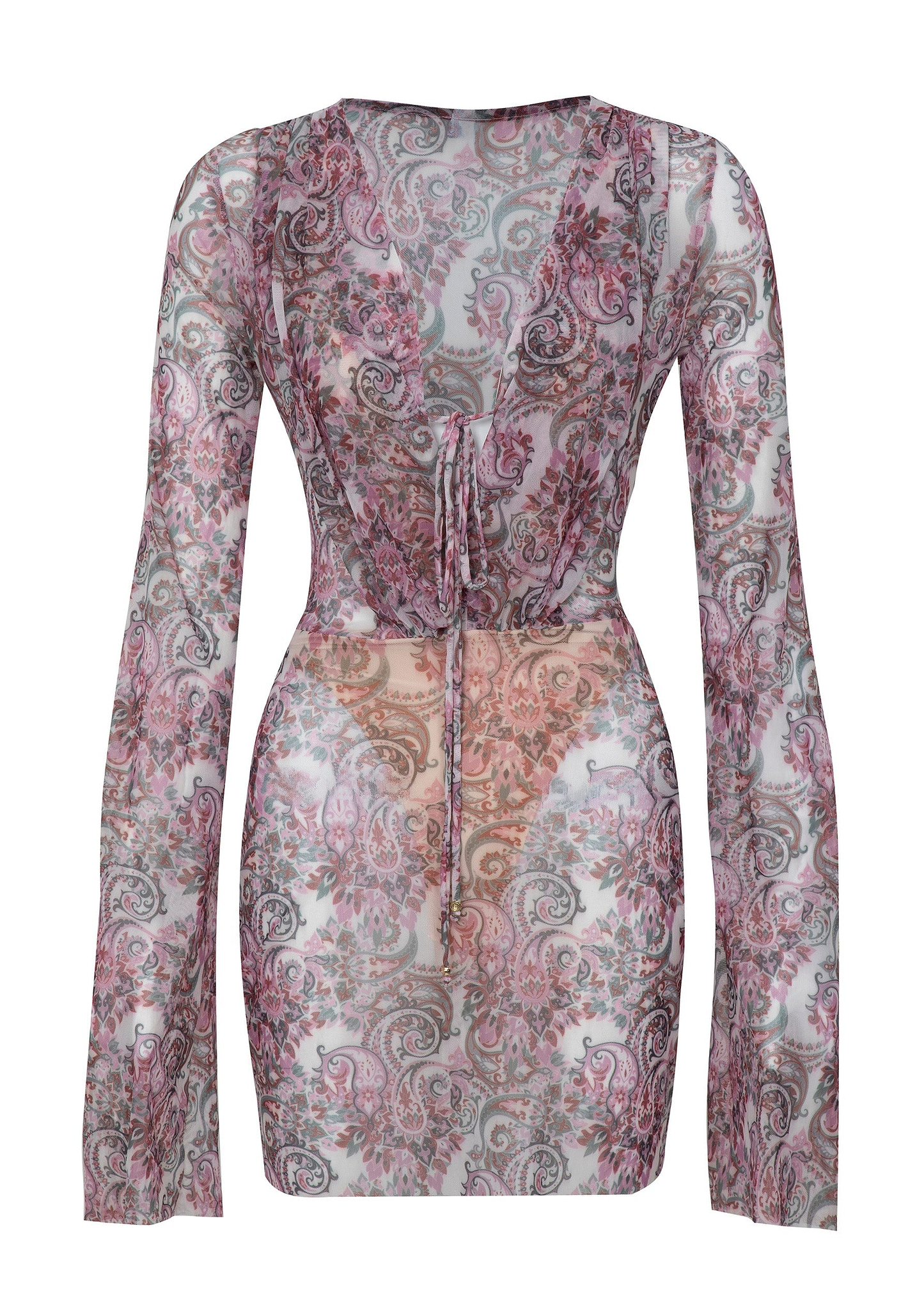 ROSALIE ROCKROSE PAISLEY - MINI DRESS