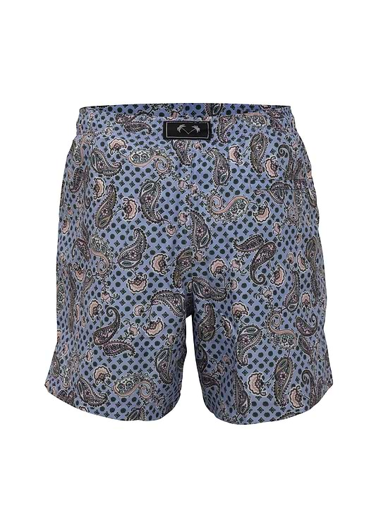 MAN SWIM SHORT - BLUE BANDANA