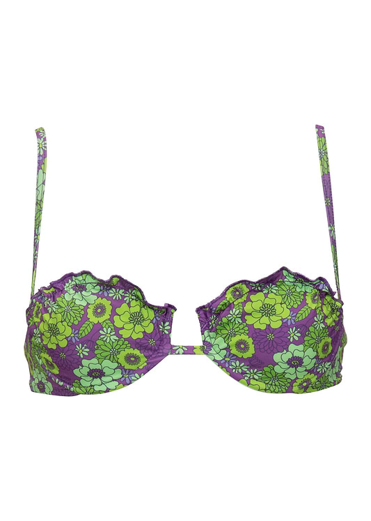 EMELIE PURPLE GREEN - TOP