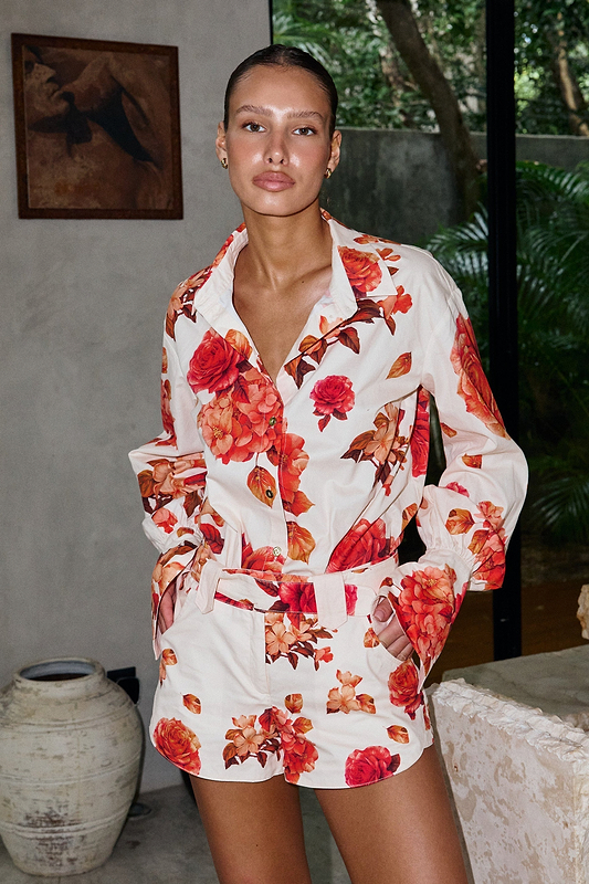 LAVANDA ROMANTIC FLOWERS - SHIRT