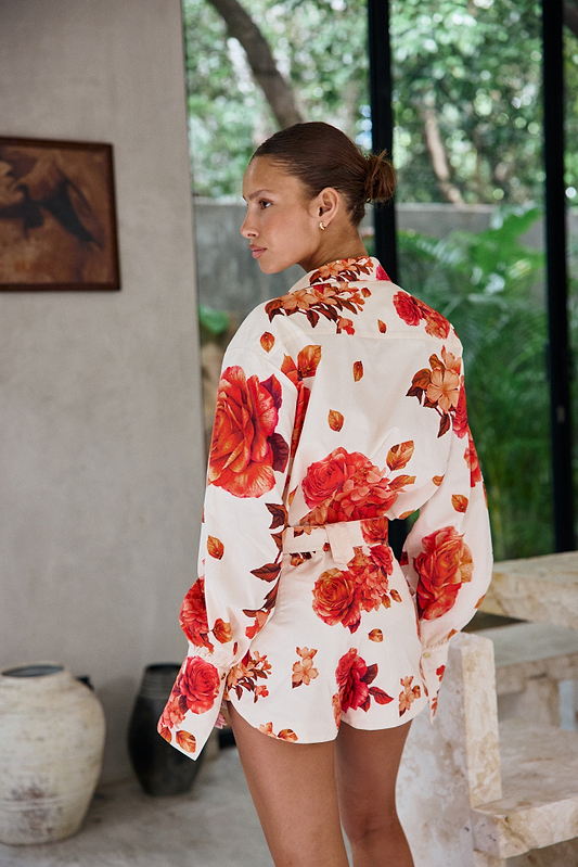 LAVANDA ROMANTIC FLOWERS - SHIRT