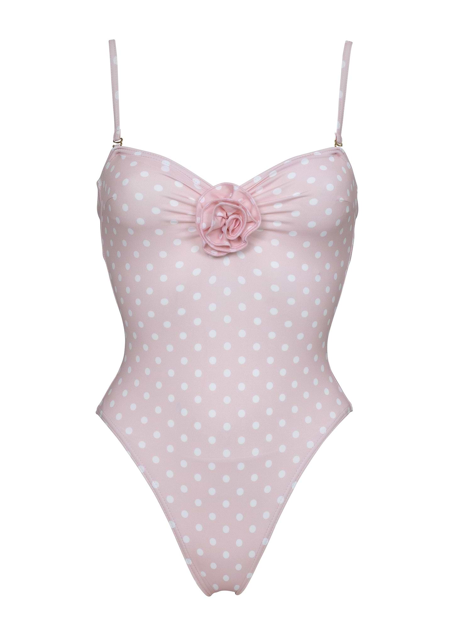 MARGOT PEACH POLKA - ONE PIECE