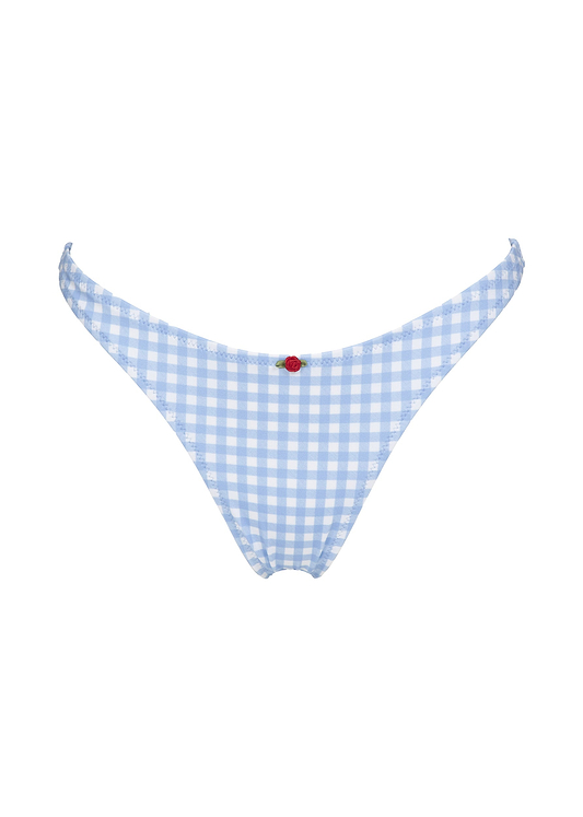 ESME LIGHT BLUE GINGHAM - BOTTOM