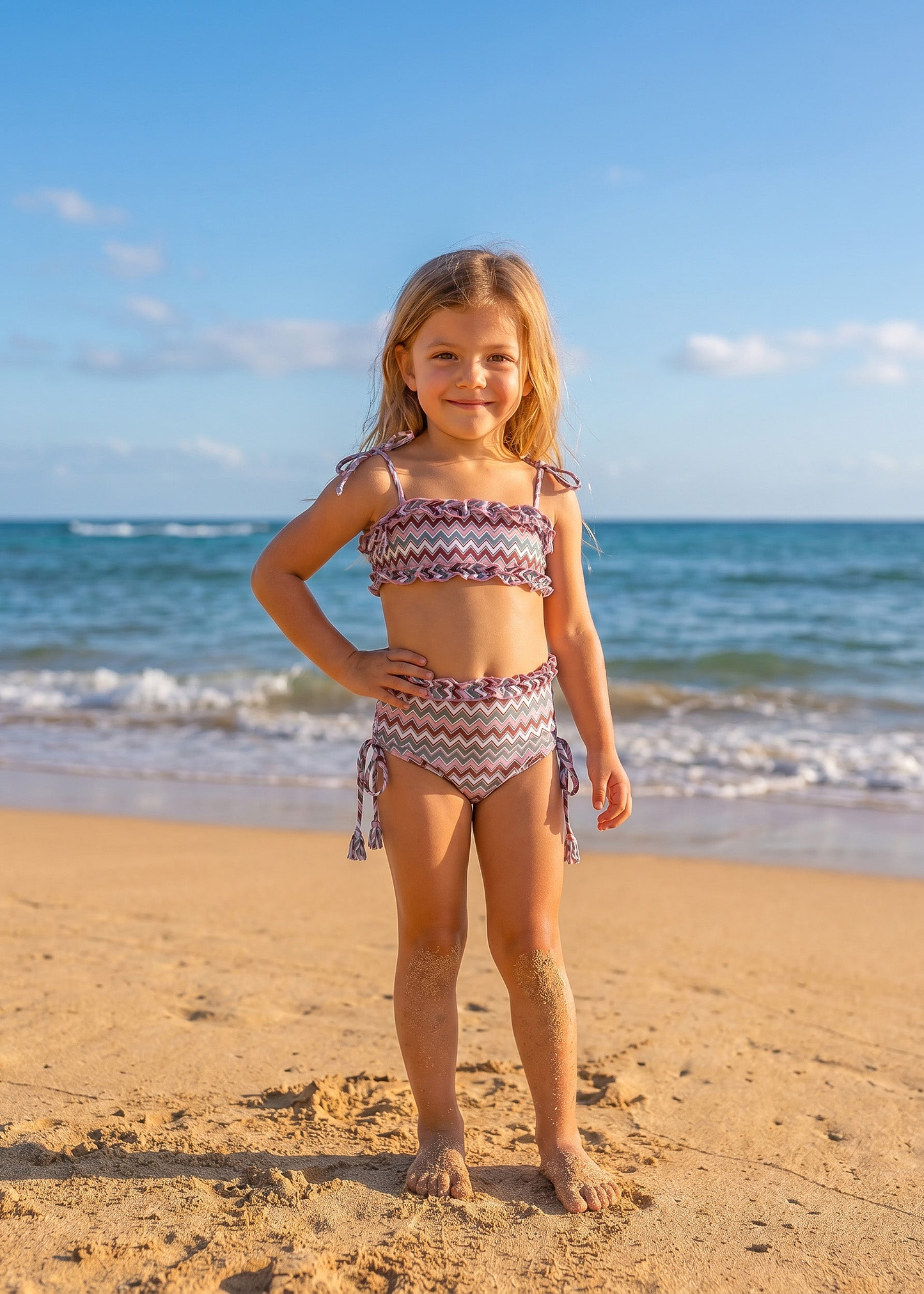 GIRL LOLI BARI CHEVRON - BIKINI