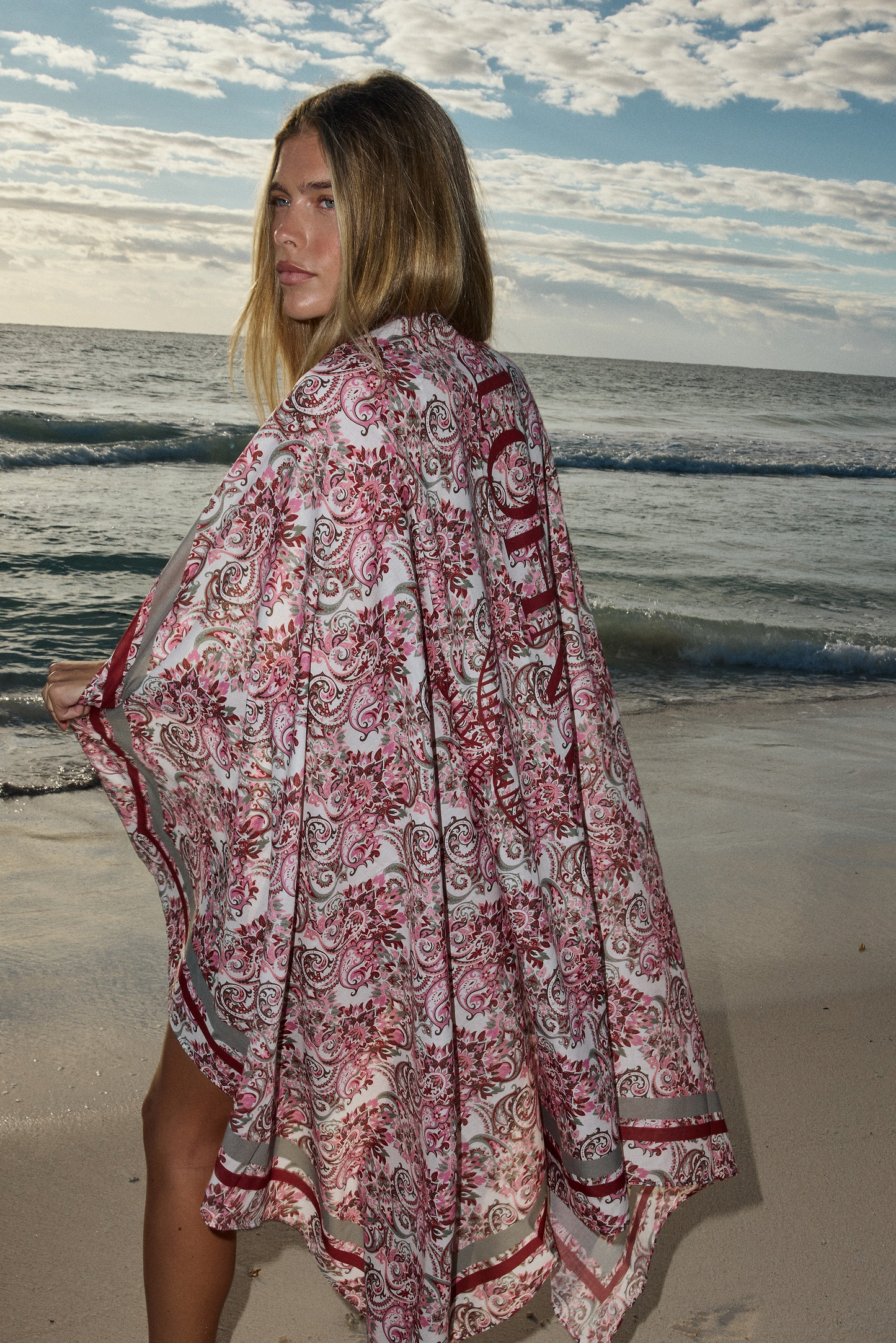 SARONG - PRINTED ROCKROSE PAISLEY