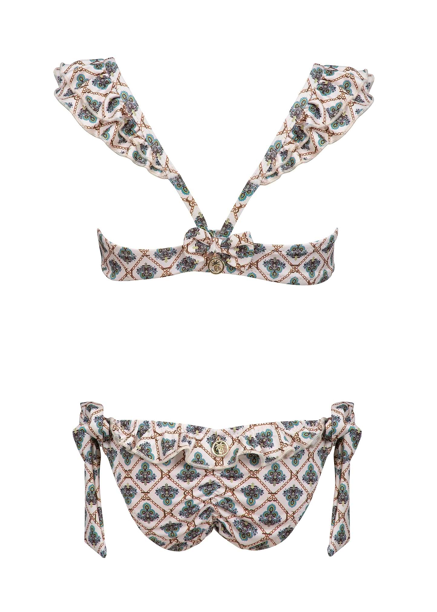בגדי ים ילדים GIRL LIA BIKINI - ROYAL