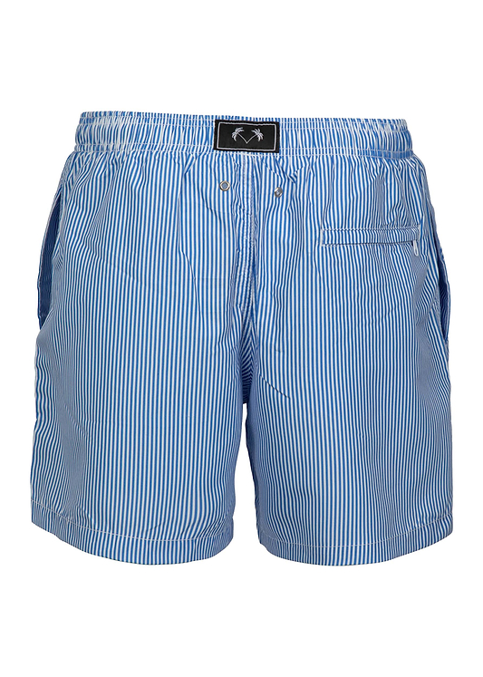 MAN SWIM SHORT - BLUE STRIPES