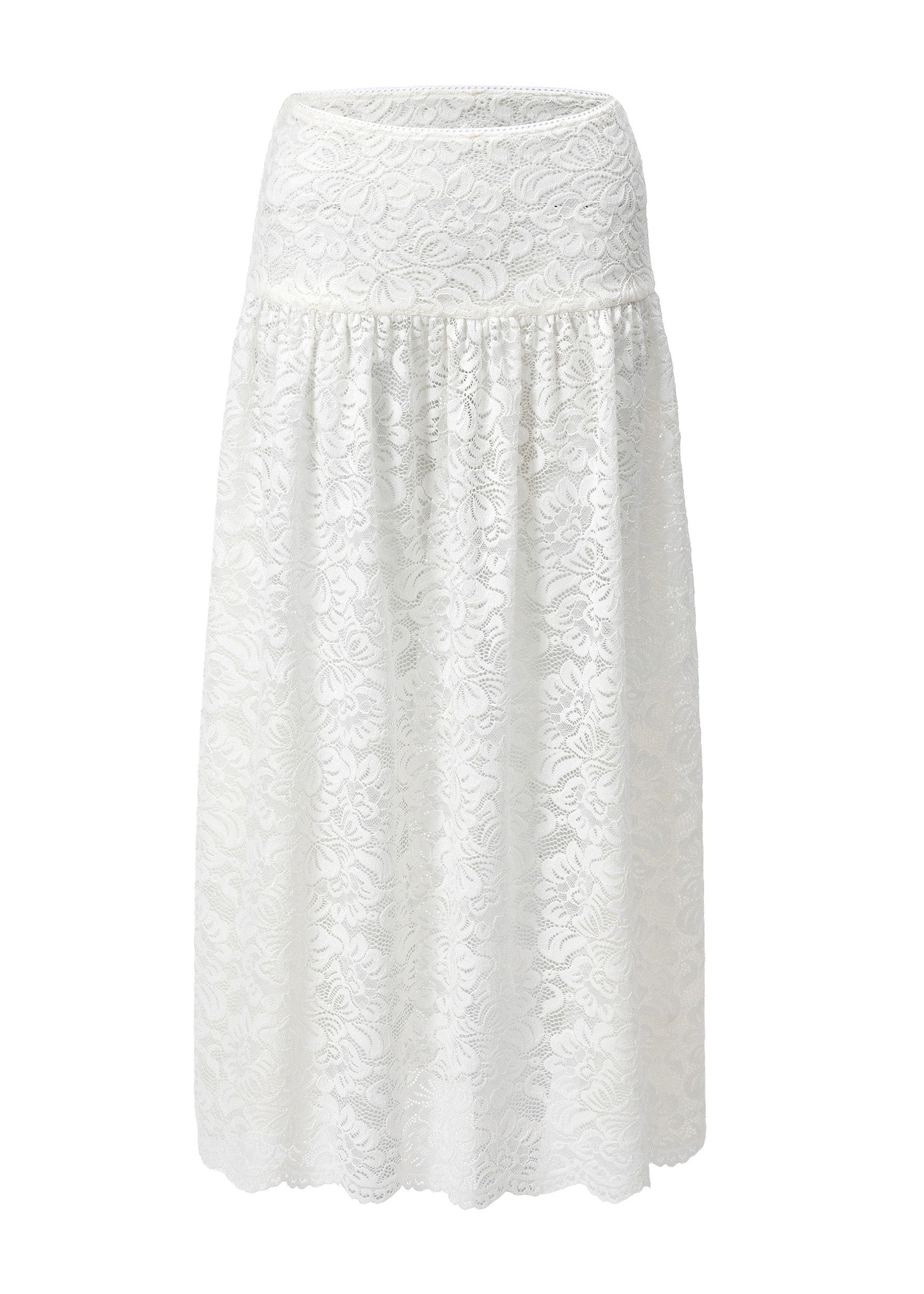 TRISTA WHITE LACE - SKIRT