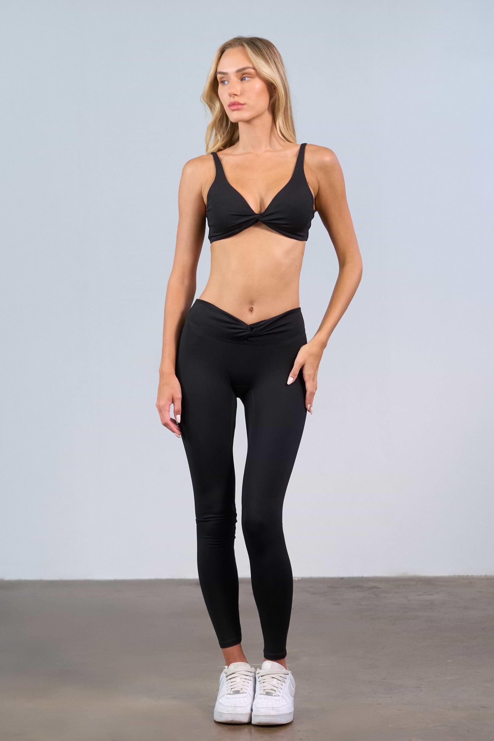 טייץ מחטב LYRA BLACK - LEGGING