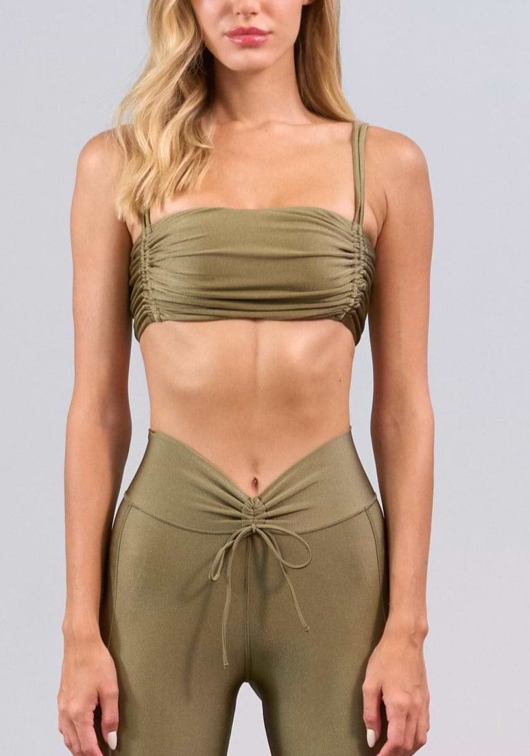 ANYA OLIVE GREEN - TOP