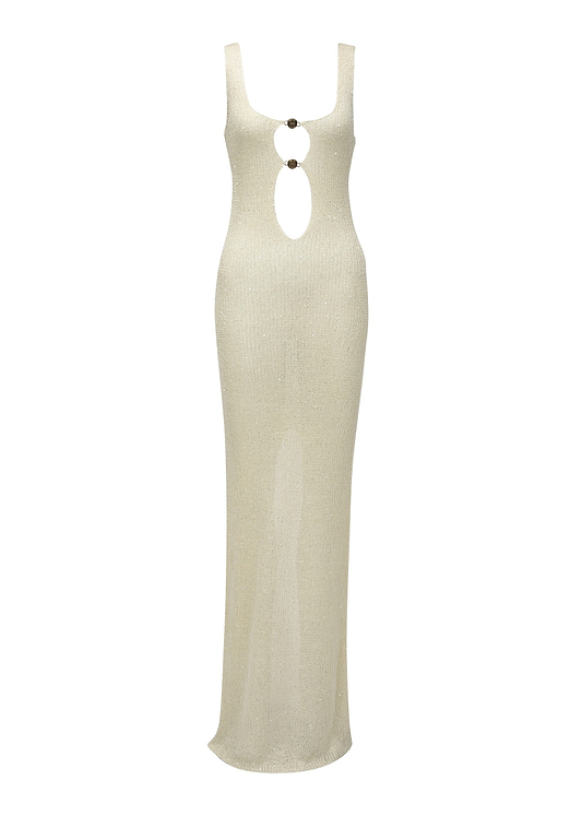 SHEILA GLITTER MACADAMIA - DRESS
