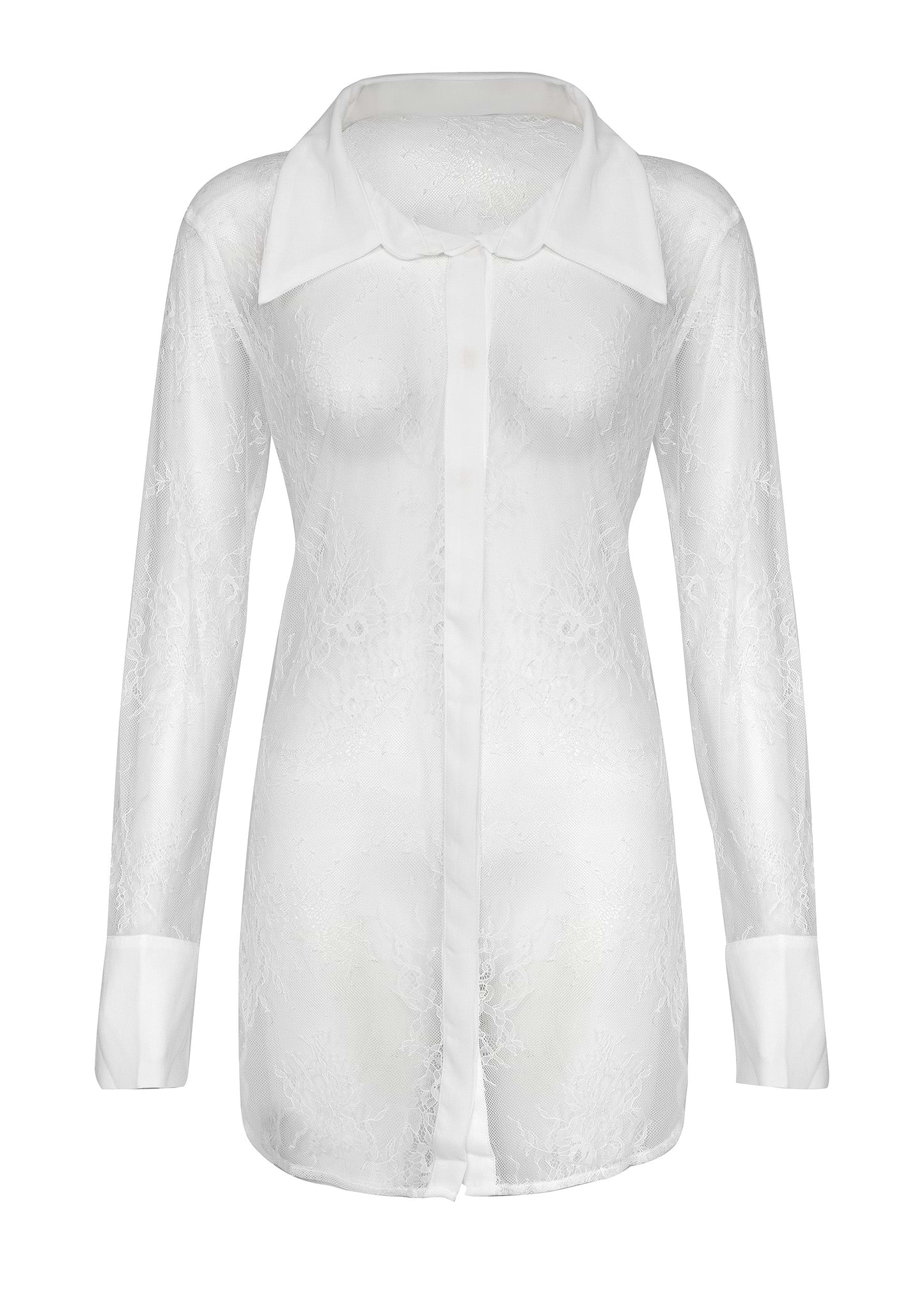 ALLEN WHITE LACE - SHIRT