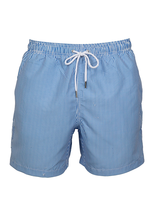 MAN SWIM SHORT - BLUE STRIPES