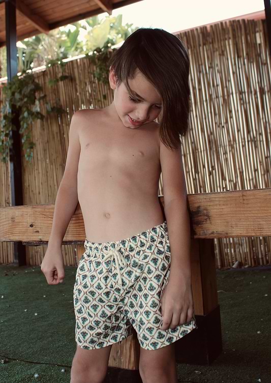 בגד ים לילדים BOY SWIM SHORTS - ROYAL
