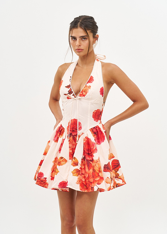 ALECIA ROMANTIC FLOWERS - DRESS