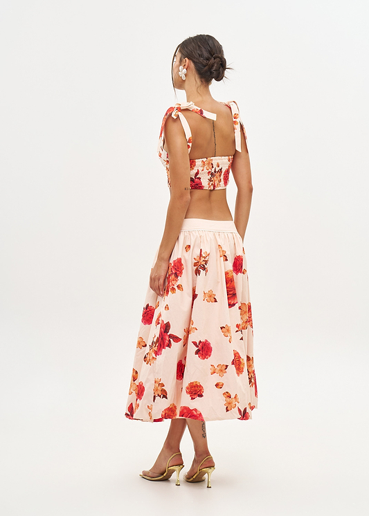 SOLANA ROMANTIC FLOWERS - SKIRT