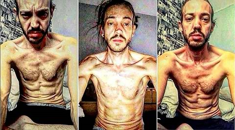 Thomas Delaney at the worst of his addiction