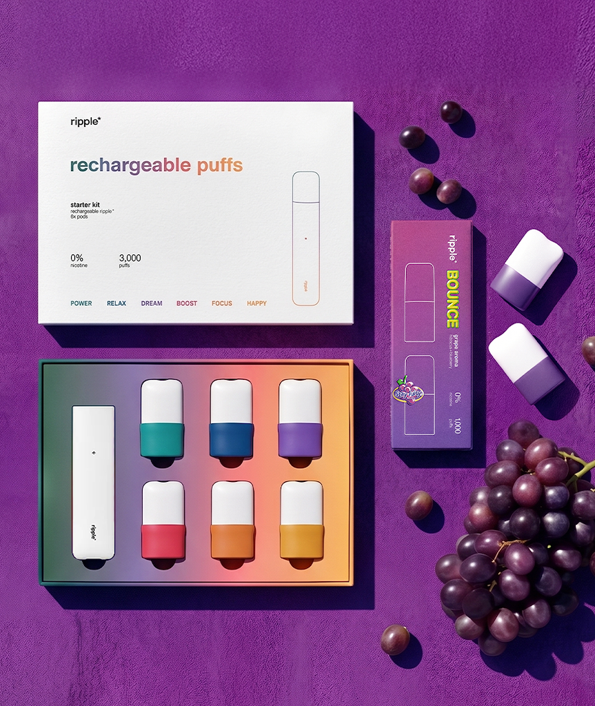 BOUNCE STARTER KIT | Grape Aroma | Nicotine Free