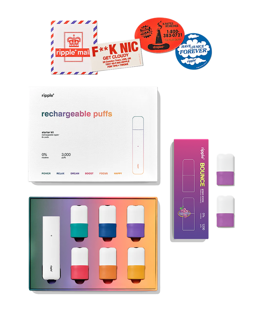 BOUNCE STARTER KIT | Grape Aroma | Nicotine Free