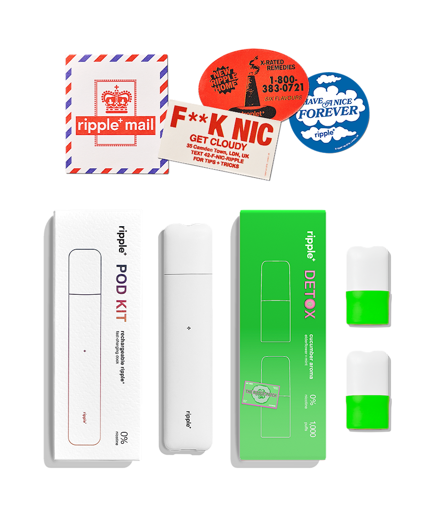 DETOX POD SET | Cucumber Aroma Diffuser | Rechargeable | Nicotine Free