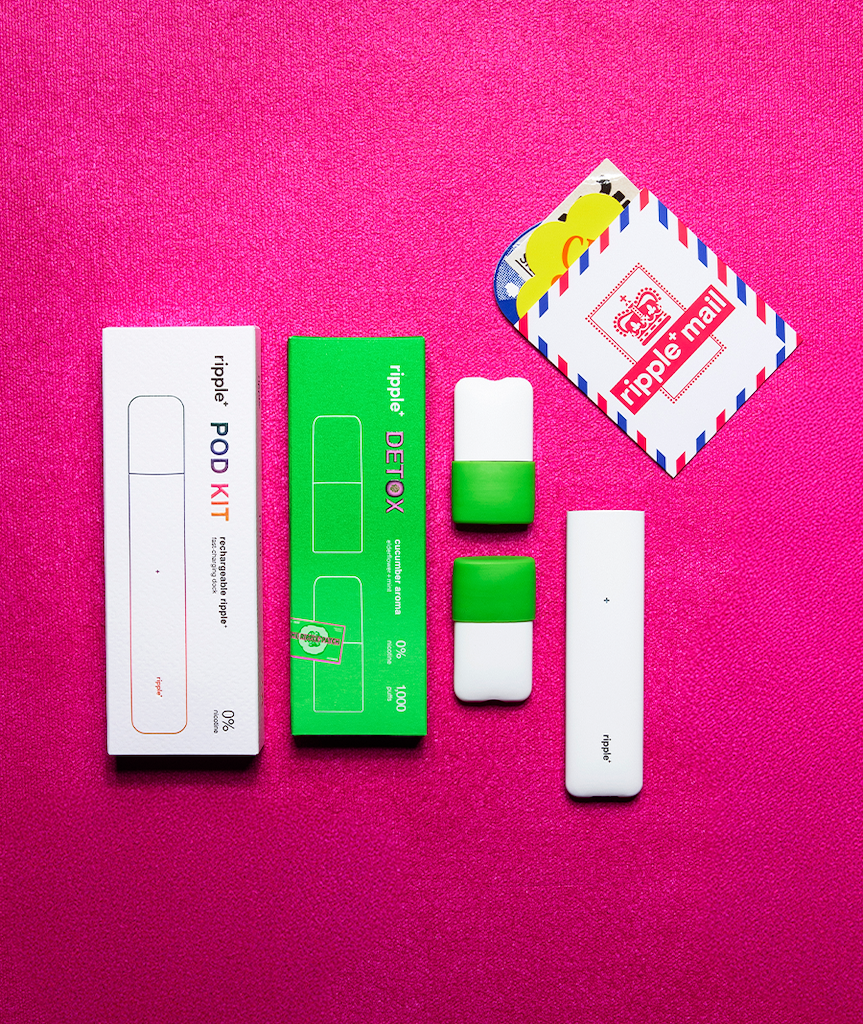 DETOX POD SET | Cucumber Aroma Diffuser | Rechargeable | Nicotine Free