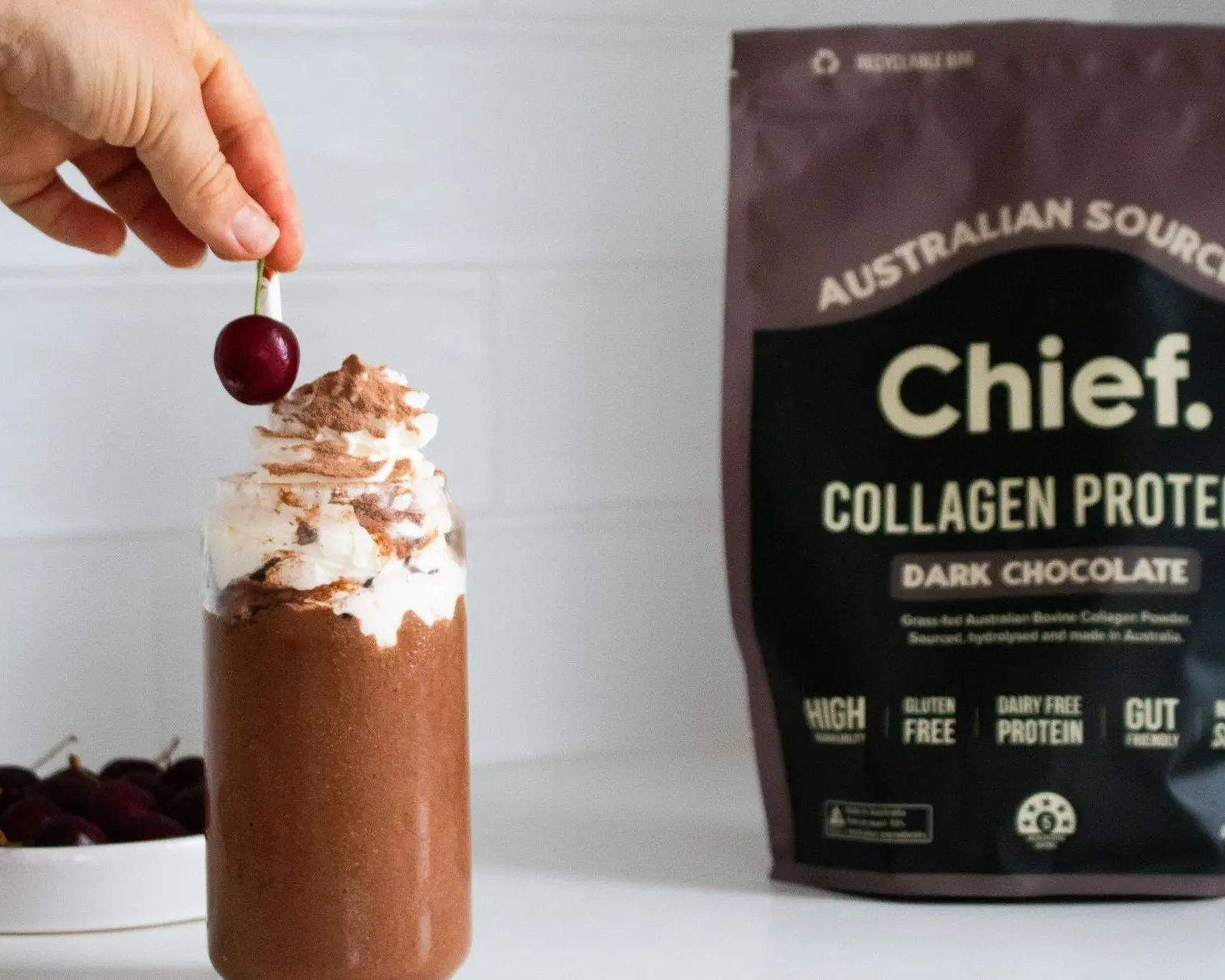 Black Forest Collagen Smoothie - Chief Nutrition