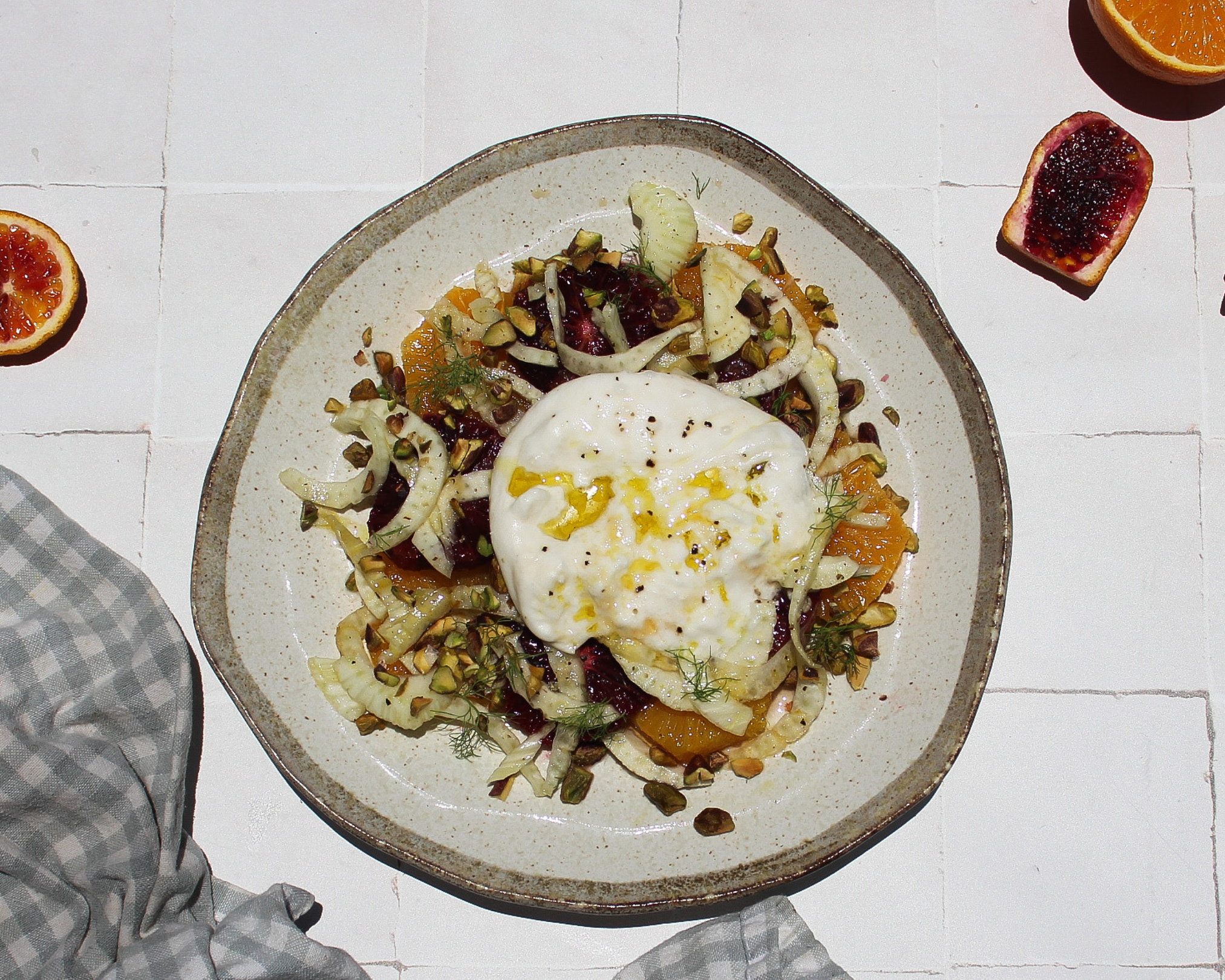 Burrata, Blood Orange & Fennel Salad