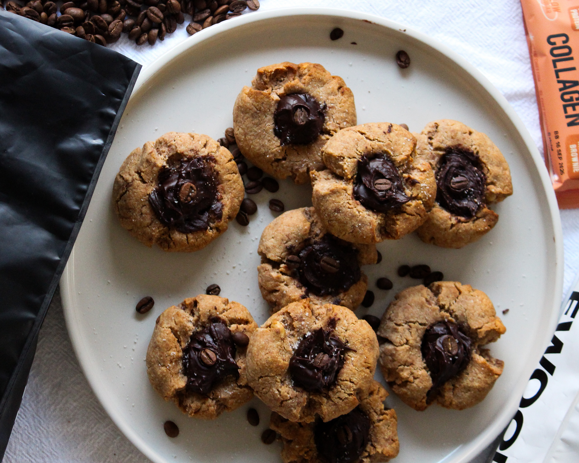 Gluten Free Coffee Collagen Cookies