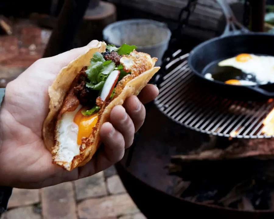 “Chorizo” + Egg Tacos - Chief Nutrition