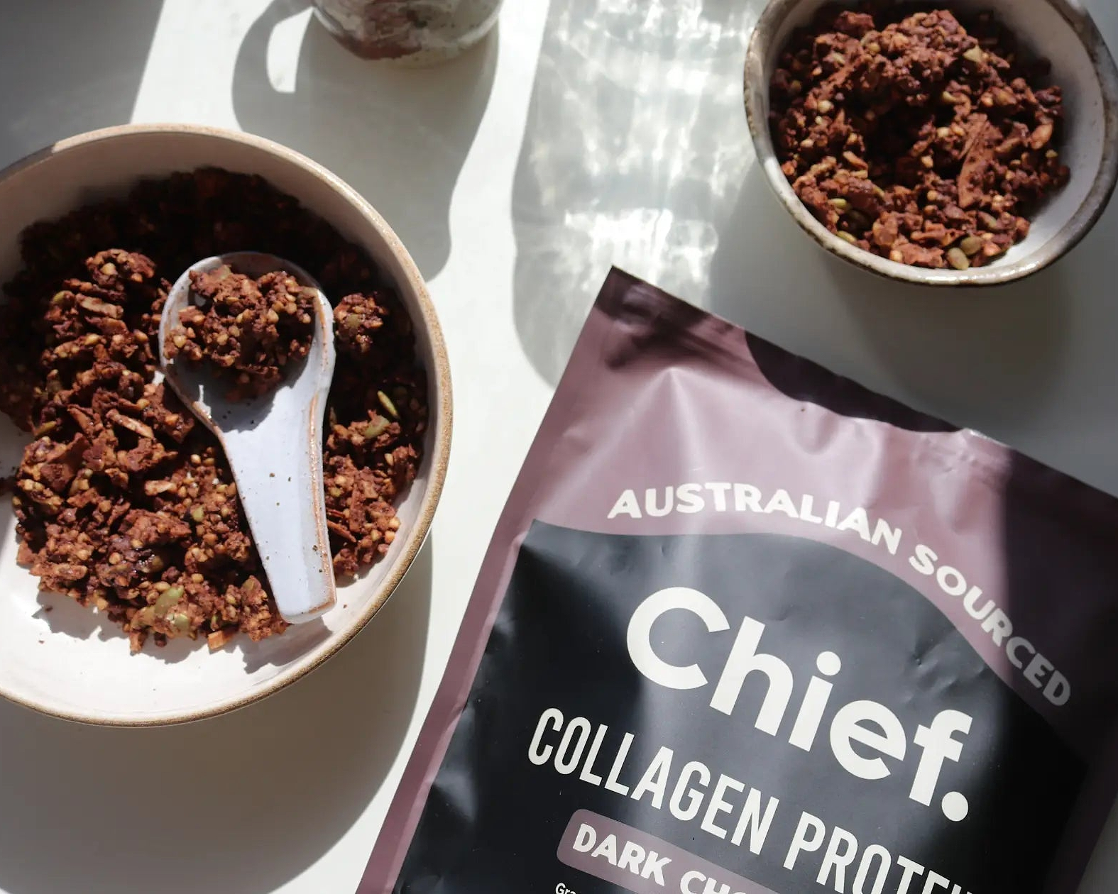 GF Choc Collagen Granola - Chief Nutrition