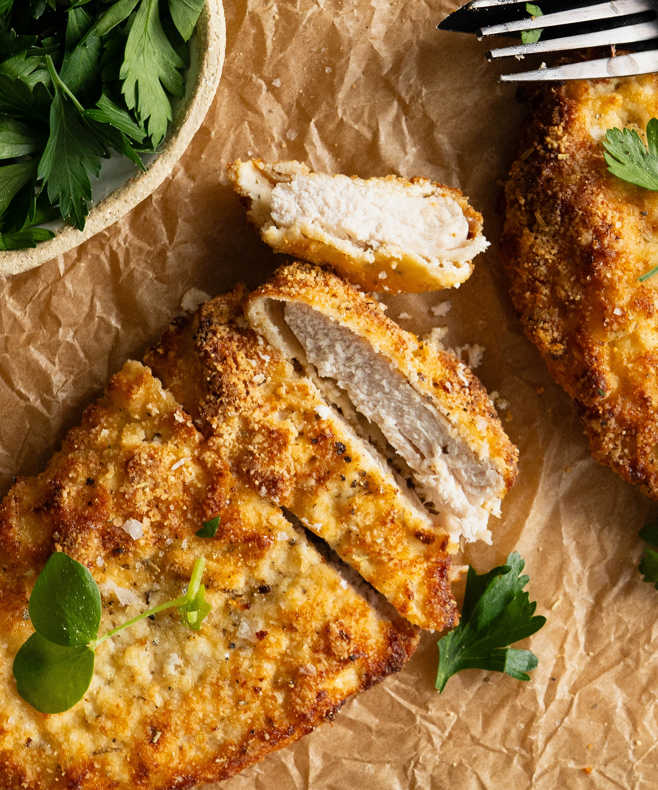 Healthy Chicken Schnitzel