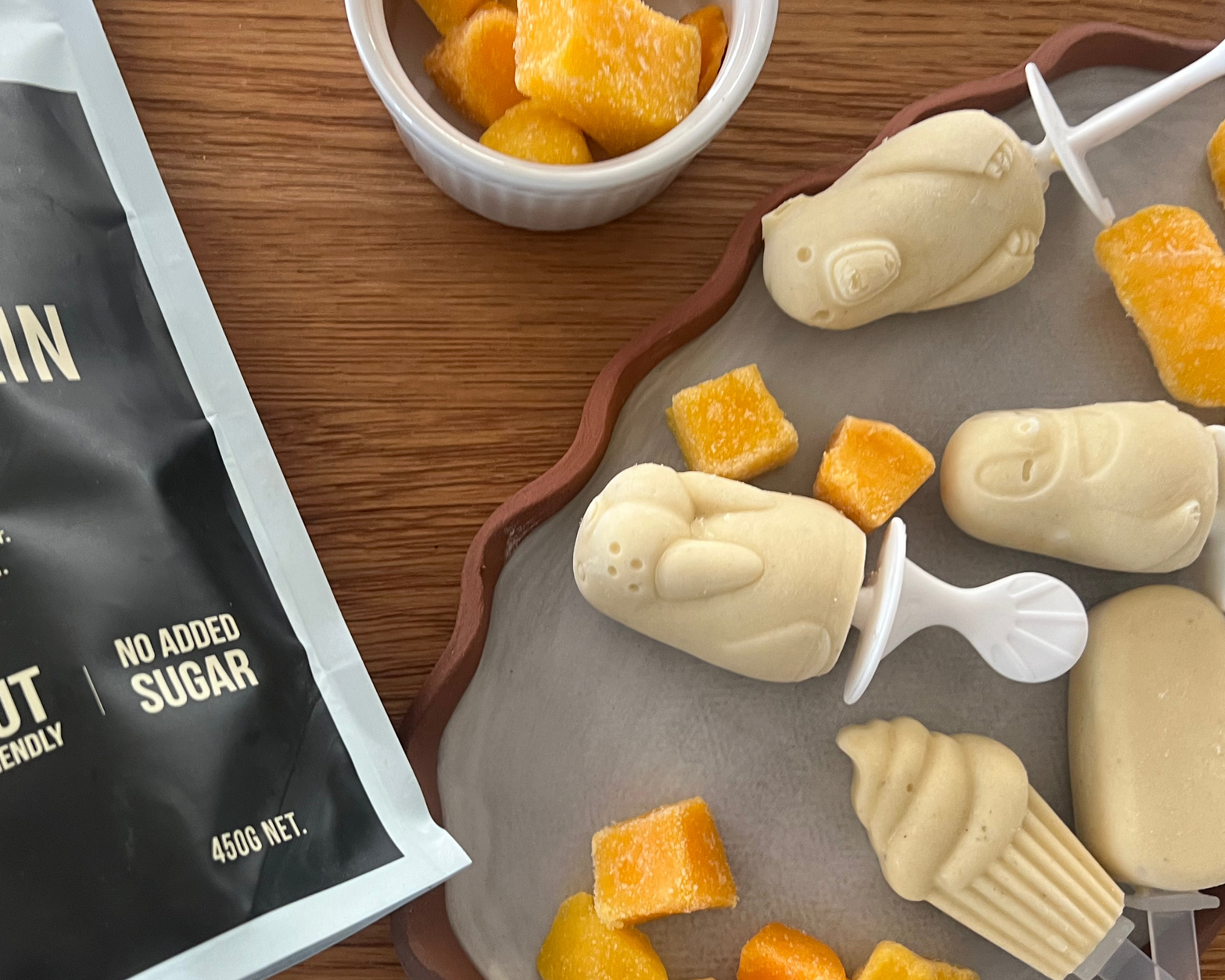 Mango Splice Popsicles