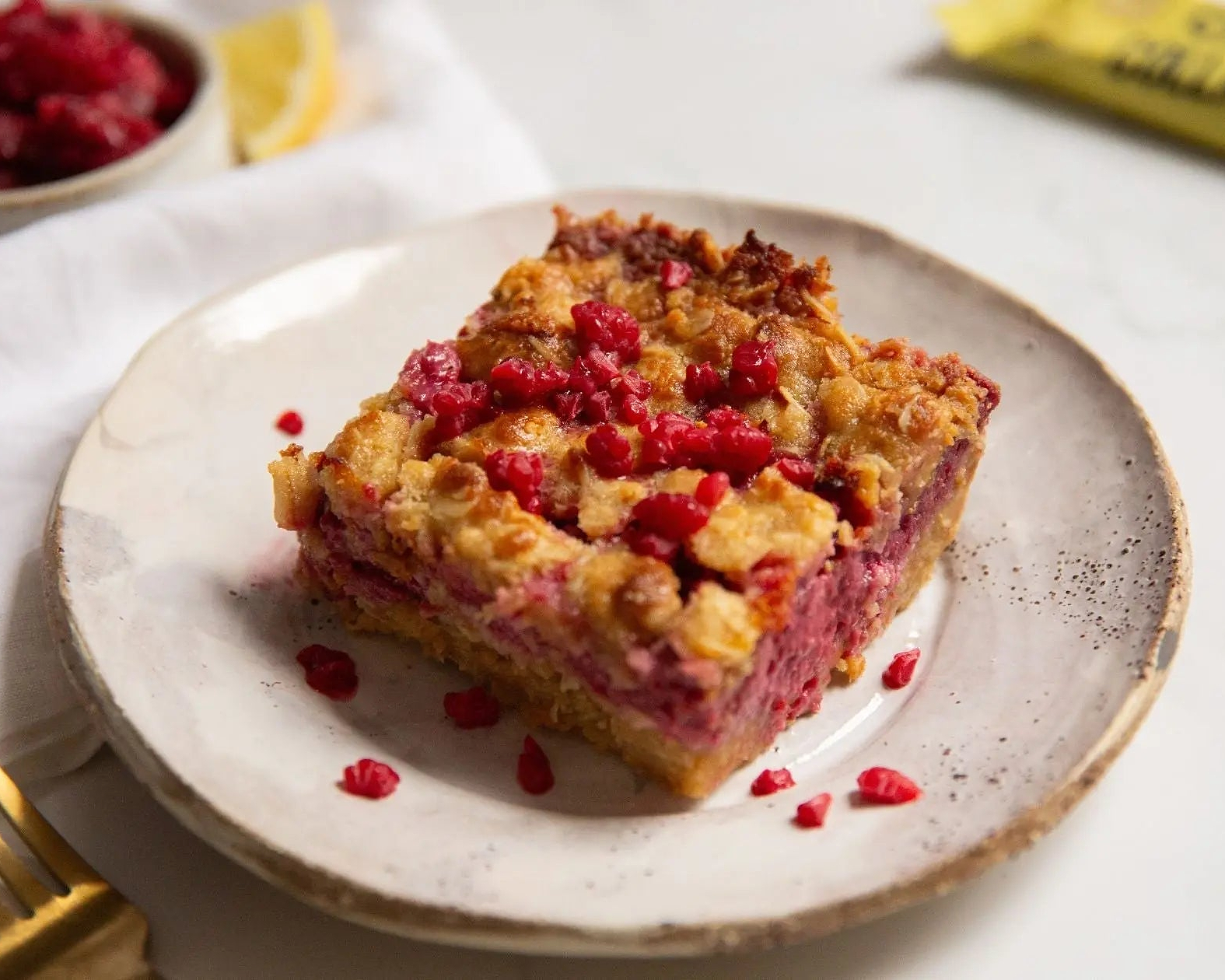 Raspberry Lemon Tart Crumble - Chief Nutrition