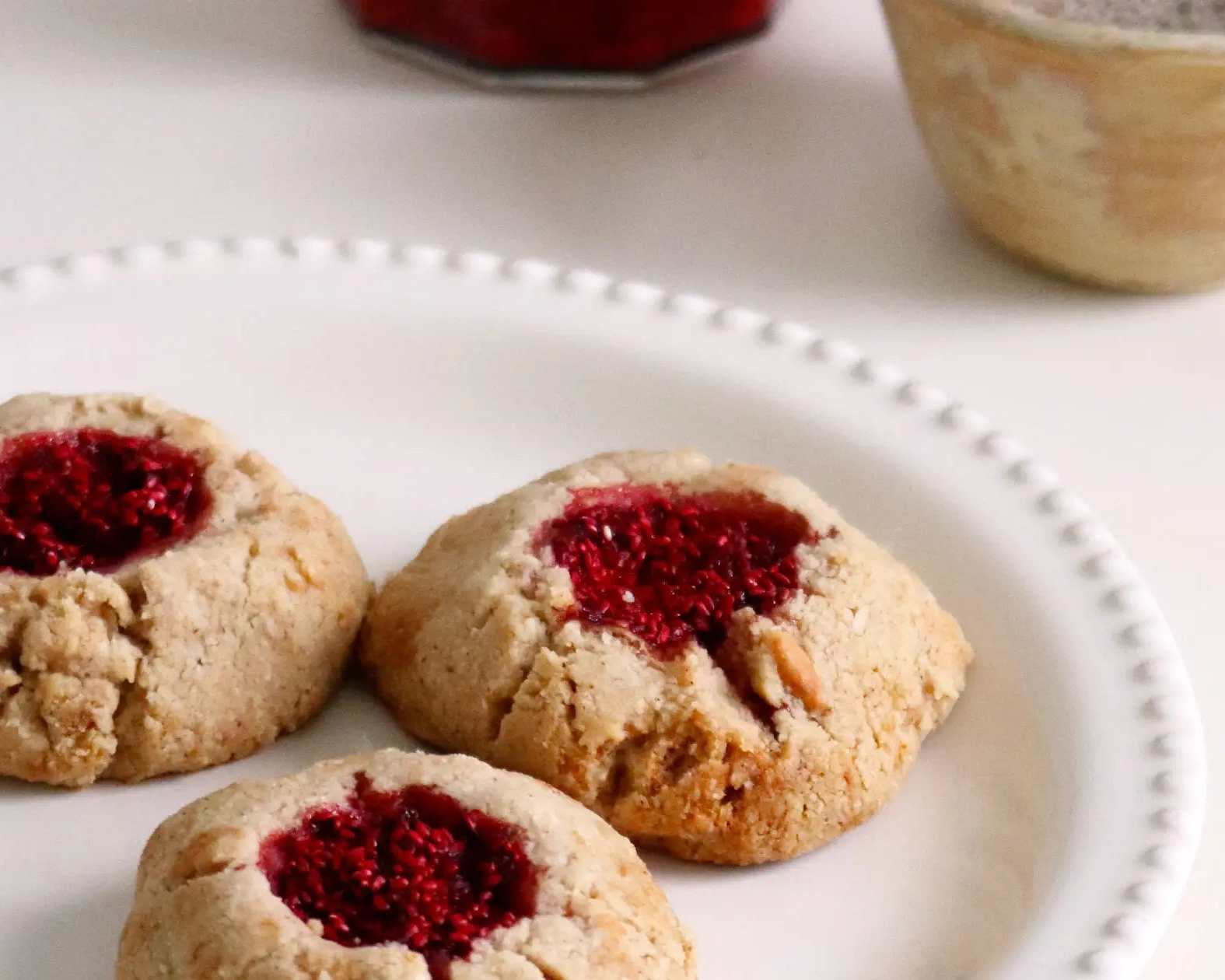Shortbread Jam Drop Collagen Cookies - Chief Nutrition
