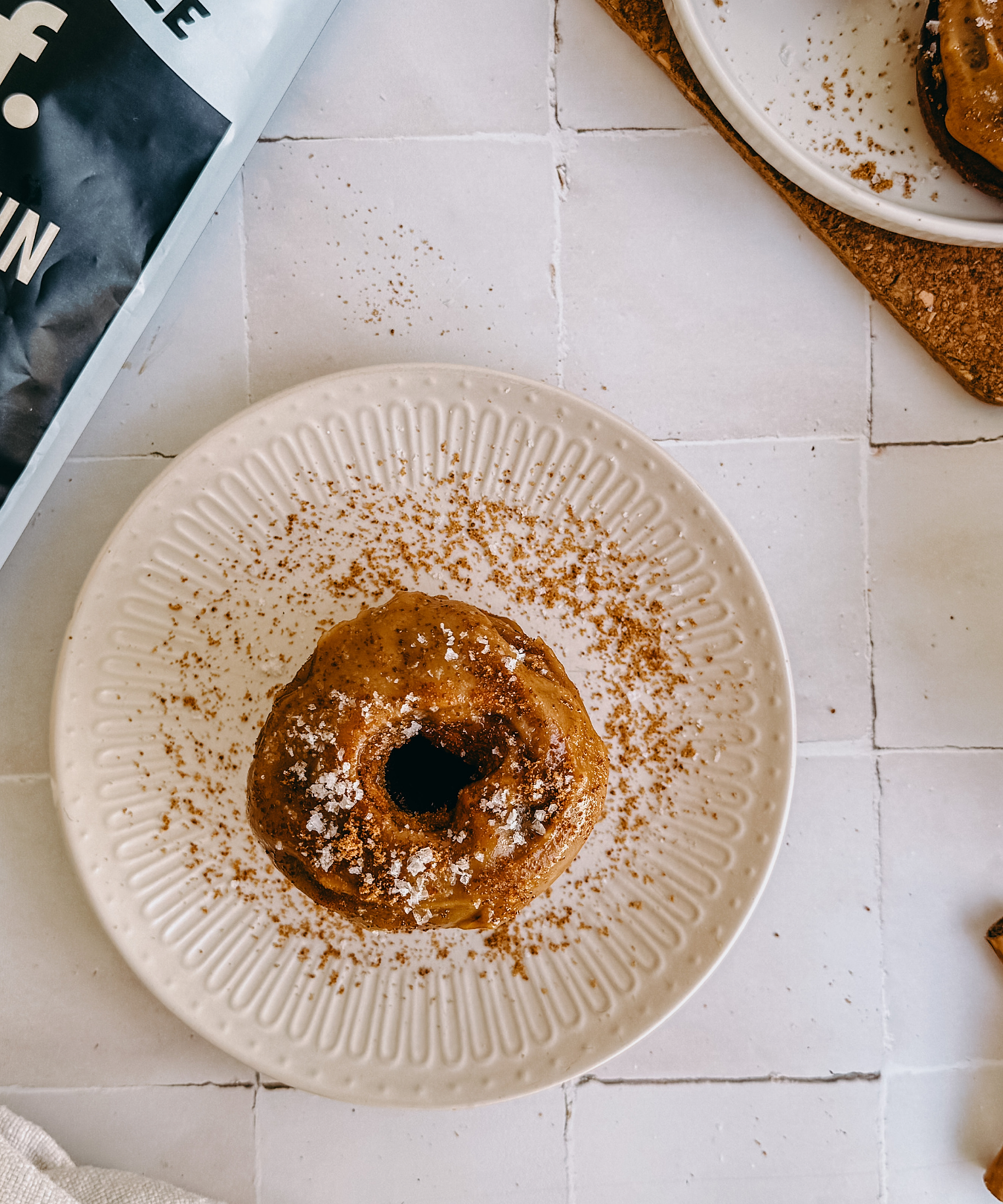 Salted Caramel Protein Donuts