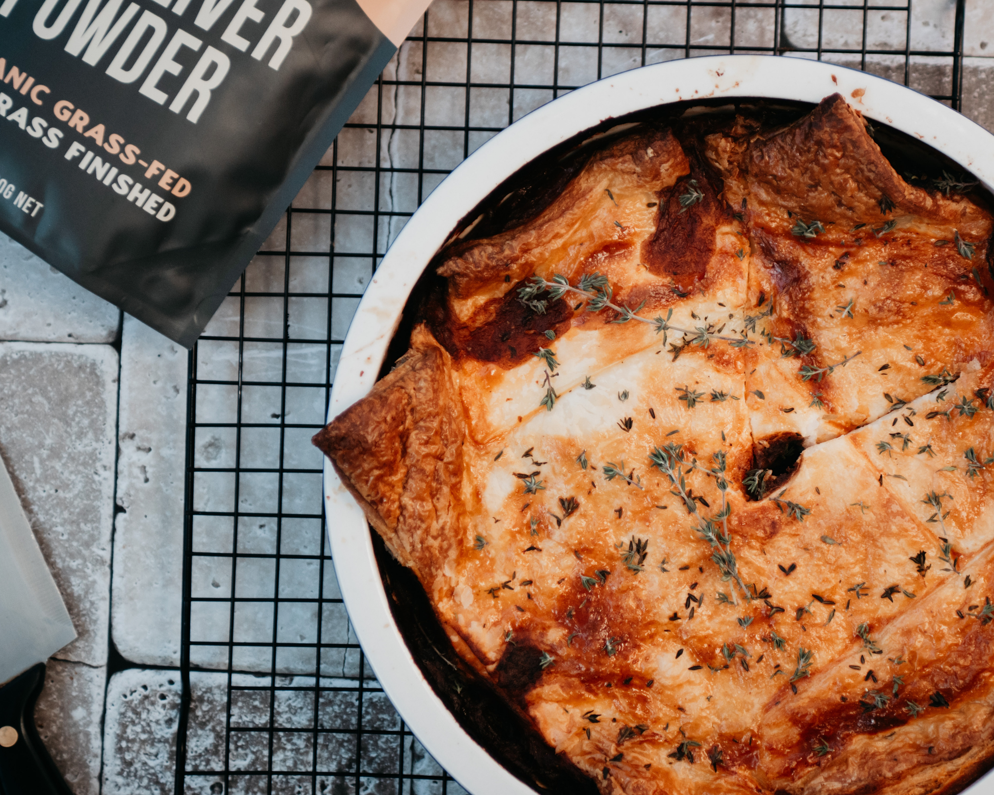 Gluten-free Steak & Liver Pie