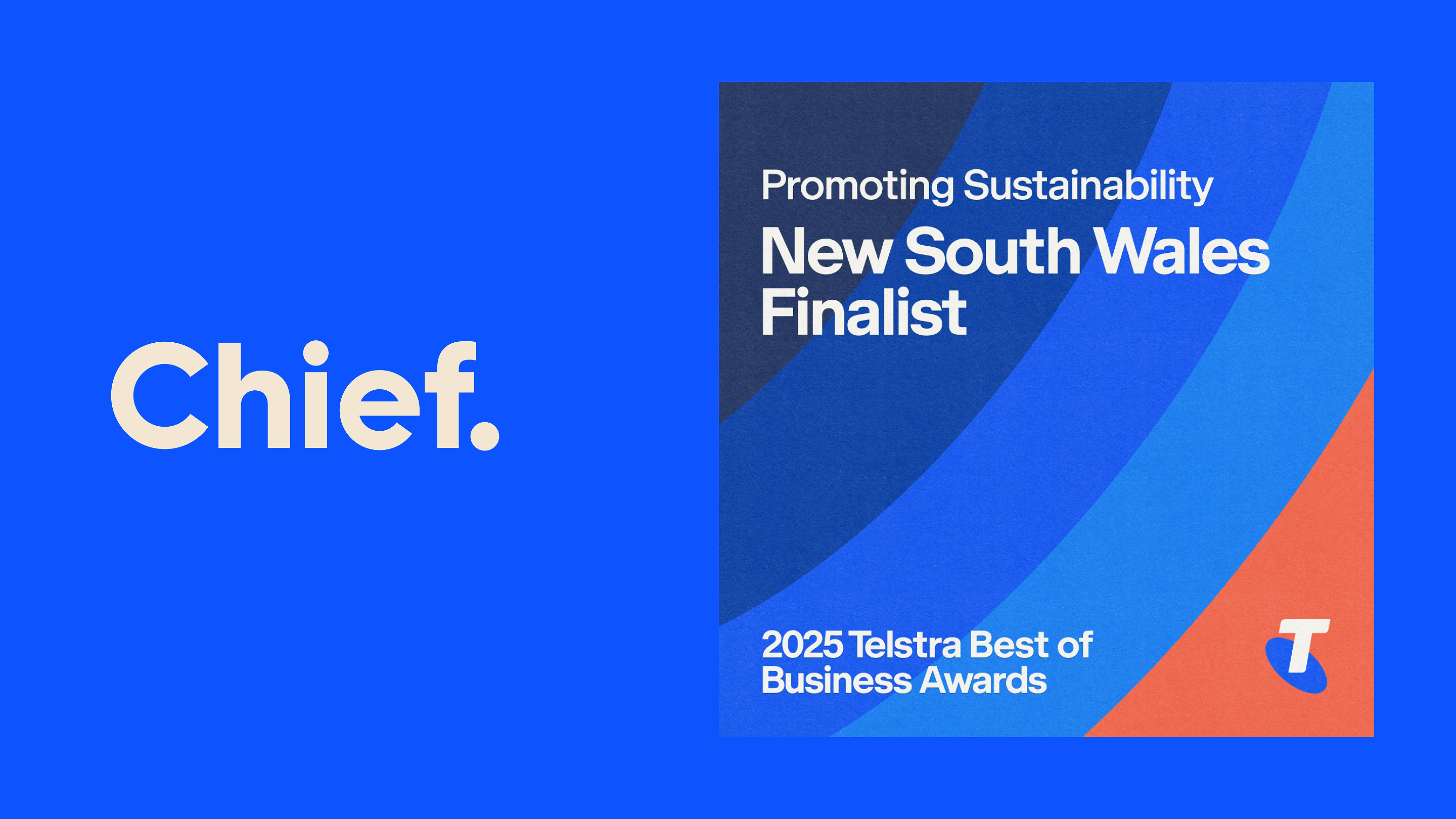 So, we made the state finals of the Telstra Business Awards!