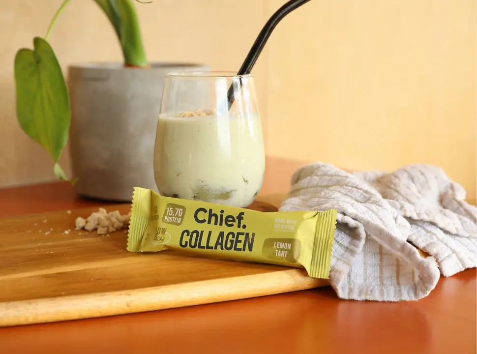 Keto Lemon Cheesecake Collagen Smoothie - Chief Nutrition