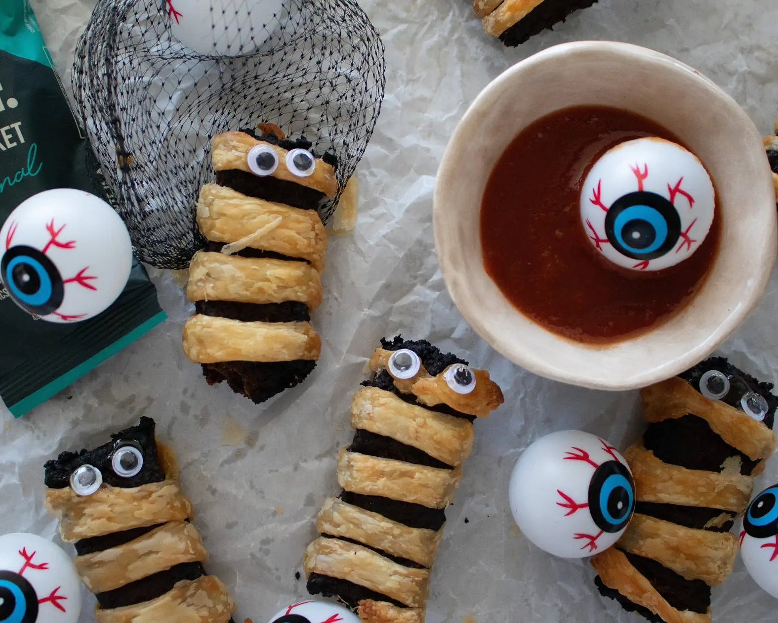 Spooky Sausage Rolls - Chief Nutrition