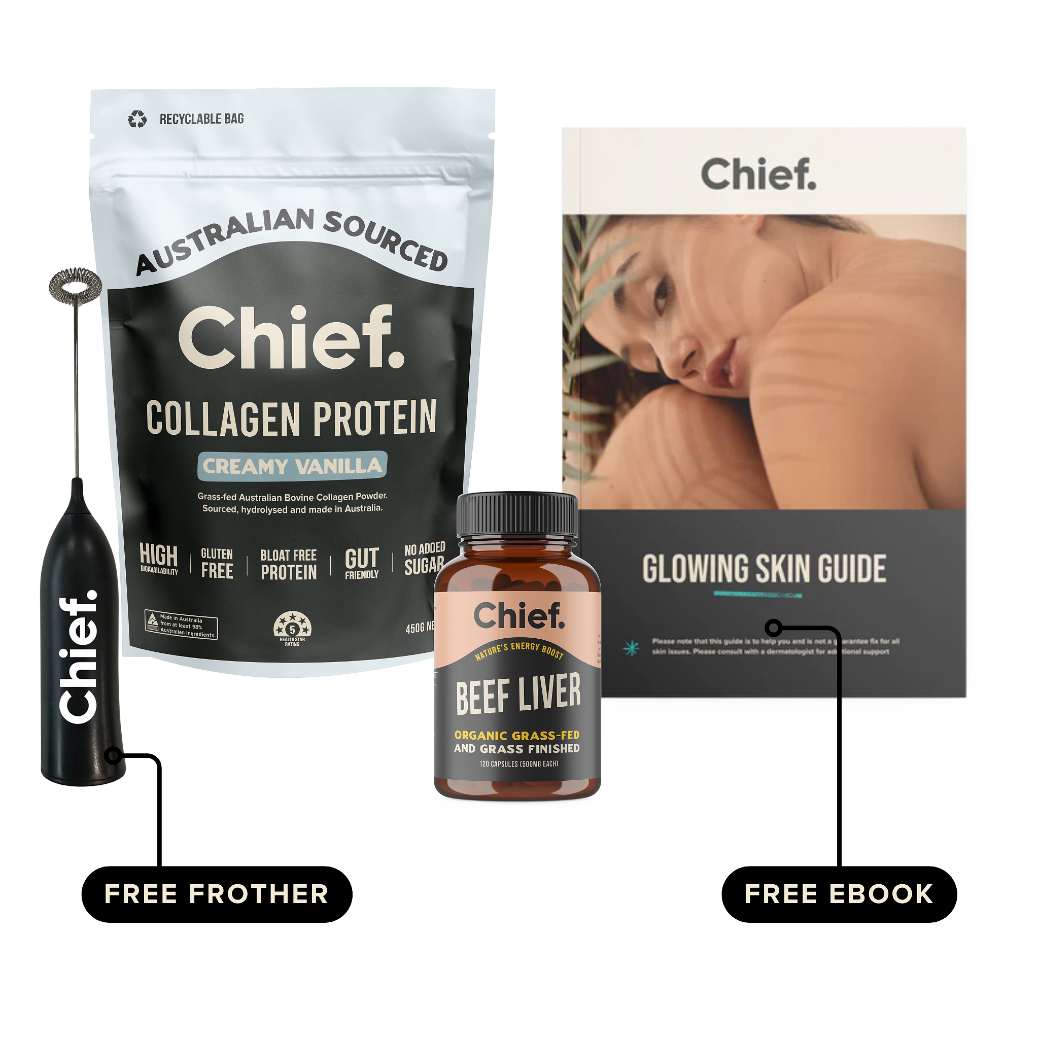 Glowing Skin Bundle Chief Nutrition