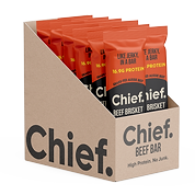 Organic Beef Bars - Cheezeburger (12 bars) *LIMITED EDITION* Chief Nutrition