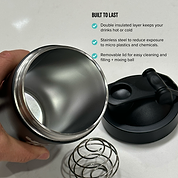 Chief Stainless Steel Protein Shaker 500ml Chief Nutrition