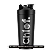 Chief Stainless Steel Protein Shaker 500ml Chief Nutrition