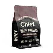 Grass-fed Whey Protein Powder - Smooth Chocolate (30 serves) Chief Nutrition