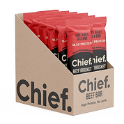 Organic Beef Bars - Cayenne Chilli (12 bars) Chief Nutrition