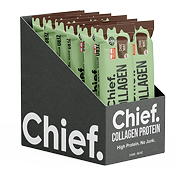 Collagen Protein Choc Mint Bar (12 bars) Chief Nutrition