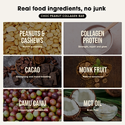 Collagen Protein Choc Peanut Butter Bar (12 bars) Chief Nutrition